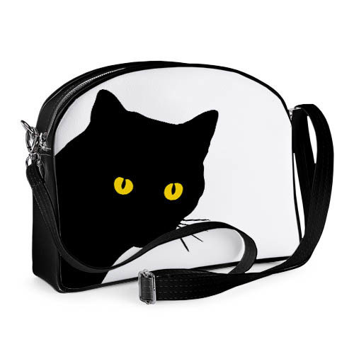 

Сумка молодёжная College Presentville Черный кот 29x23x8 см