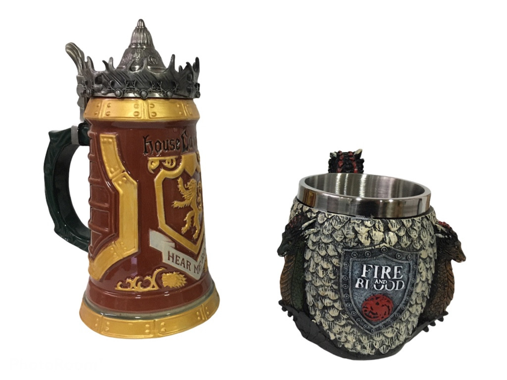 

Подарочный набор Кружка Fire And Blood Targaryen 3D Дом Таргариен 650/400мл
