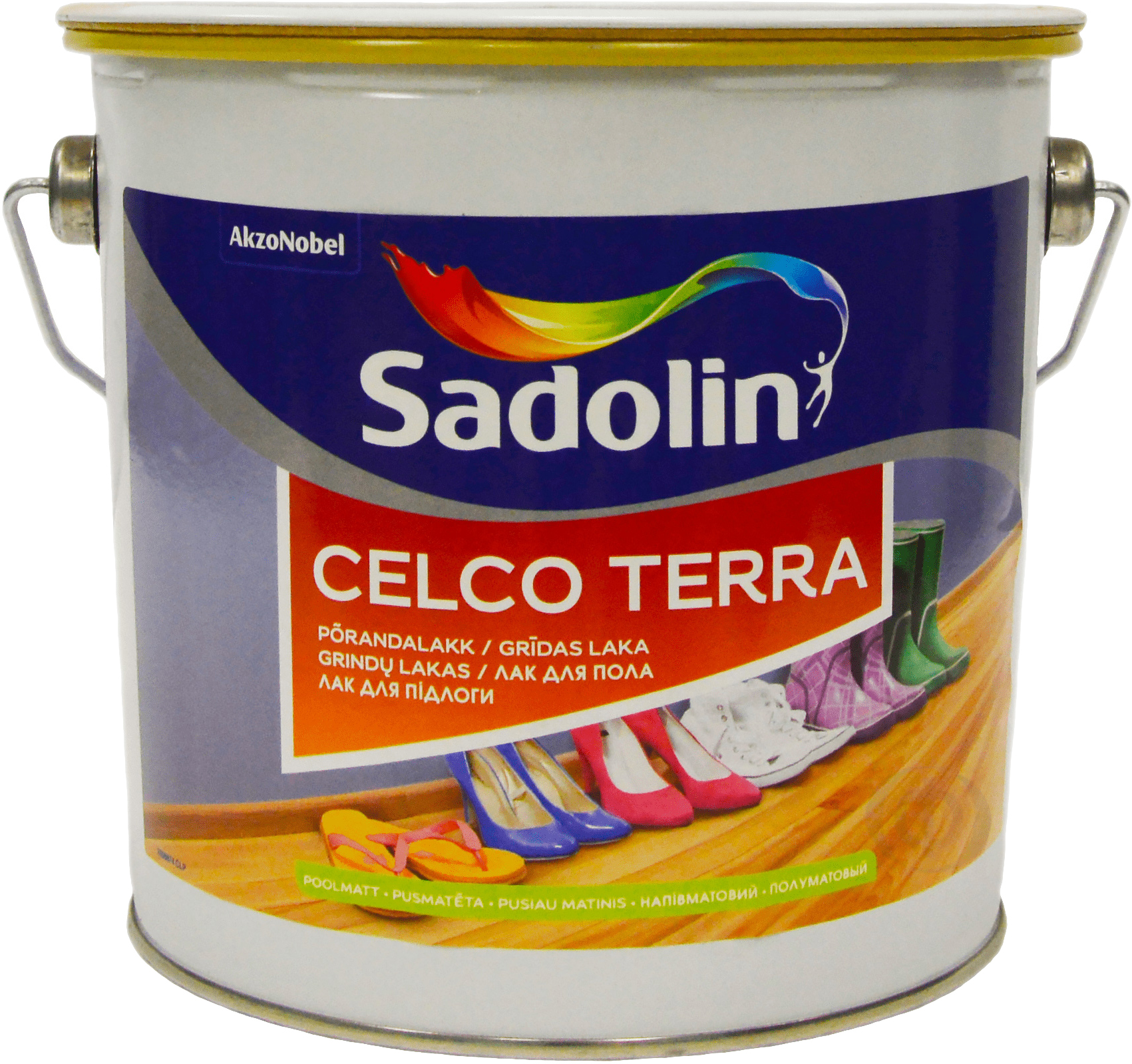 

Полуматовый алкидный лак для пола Sadolin Celco Terra 10 л (5181368)