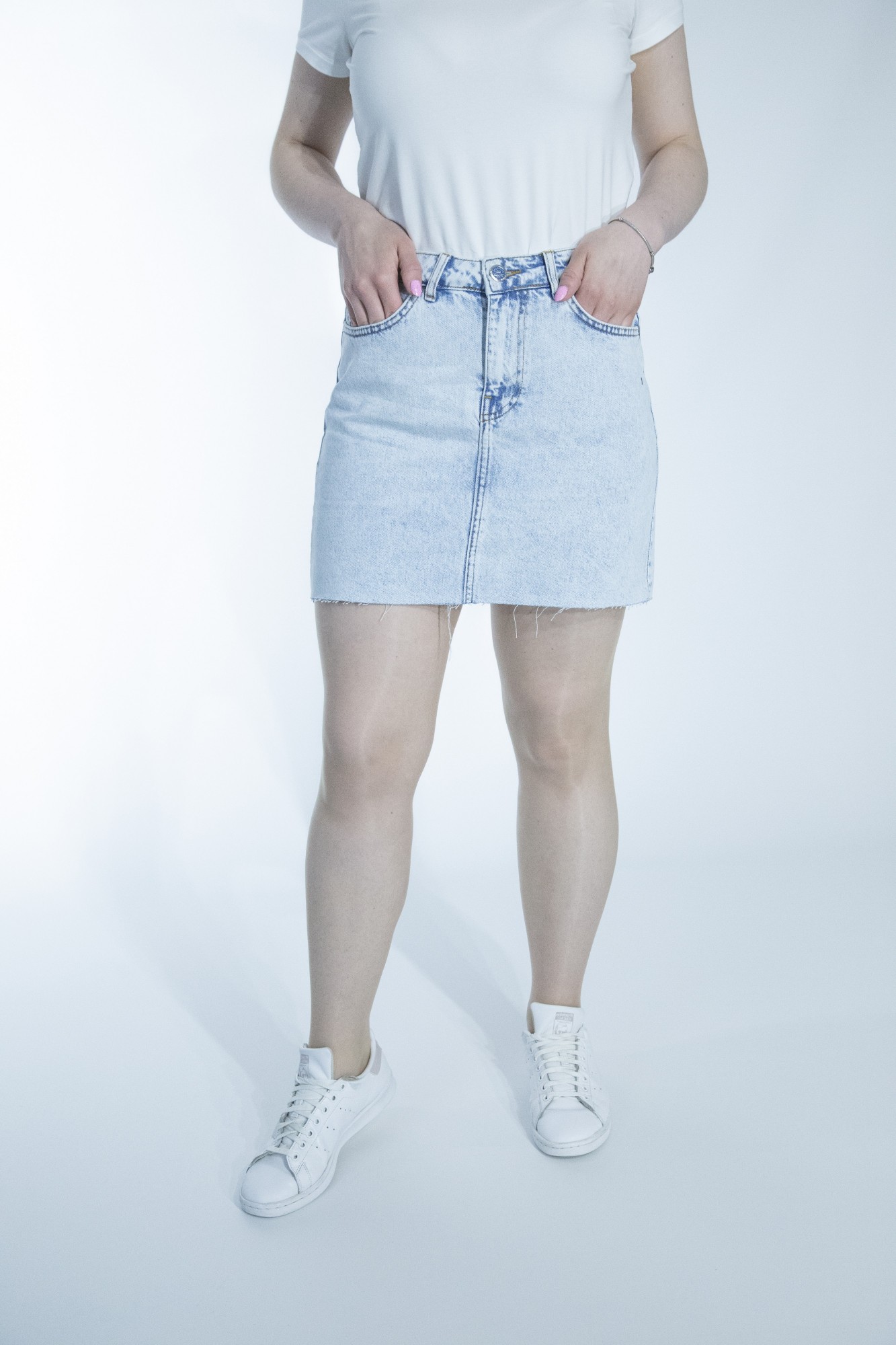 

Джинсовая юбка JEANSclub голубая M р. HMU 5868-M