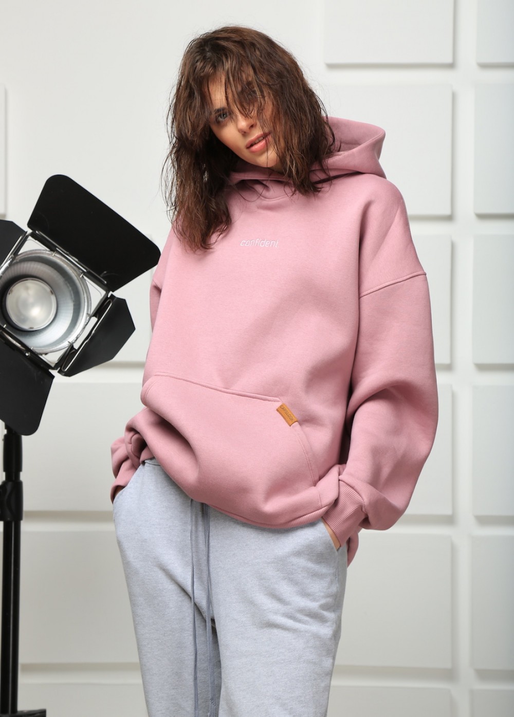 

Худи Capslook Oversize  Пудра, Худи Capslook Oversize One Size Пудра