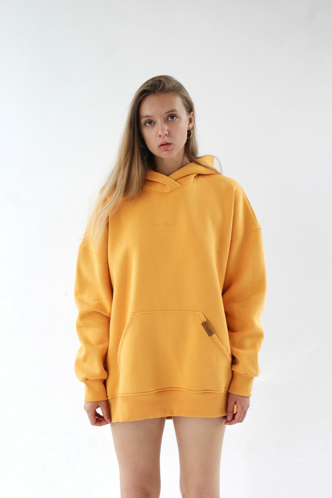 

Худи Capslook Oversize  Dark Yellow, Худи Capslook Oversize One Size Dark Yellow