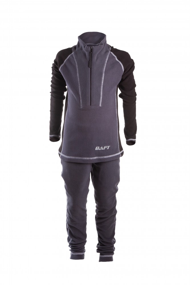 

Детский комплект термобелья Baft Z-Line Kids Gray/Black Микрофлис 128 (ZL3503-128)