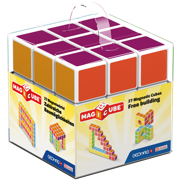 

Магнитный конструктор Geomag Magicube free building 27 кубиков | Магнитные кубики