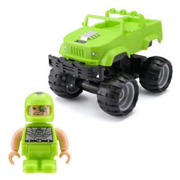 

Радиоуправляемая игрушка Monster Smash-Ups Crash Car S2 Киборг Салатовый