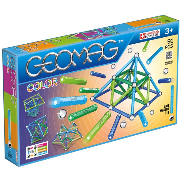 

Магнитный конструктор Geomag Color 91 деталь | Геомаг