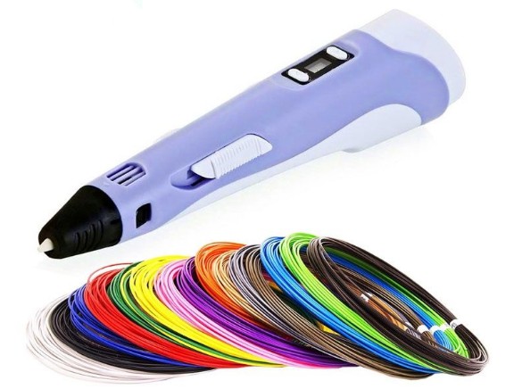 

Ручка 3D Pen 2 2 c LCD дисплеем Фиолетовая (01092379)