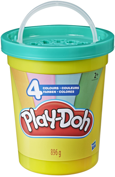 

Набор игровой Hasbro Play-Doh Большая банка 4 цвета (E5045_E5208)