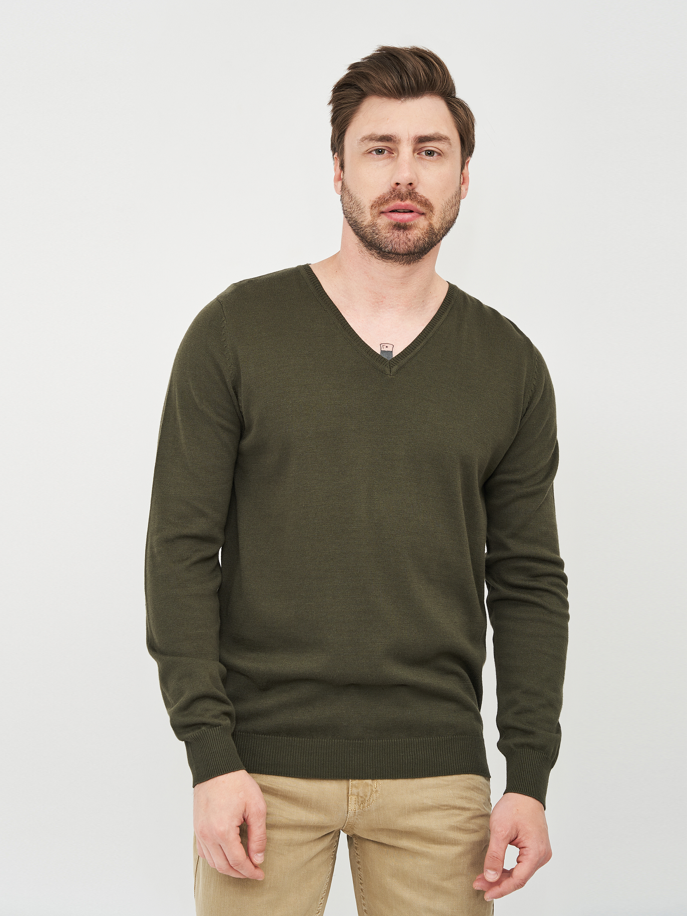 

Пуловер Koton 9KAM95074LT-886 L Khaki