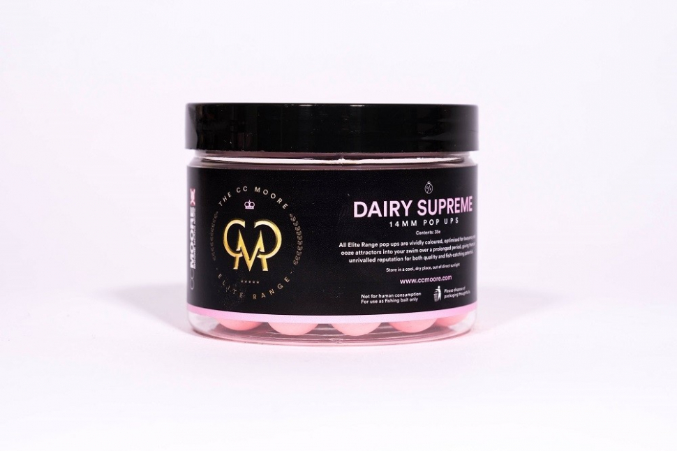 

Бойлы CC Moore Elite Range Dairy Supreme Pop Ups 14мм/35шт