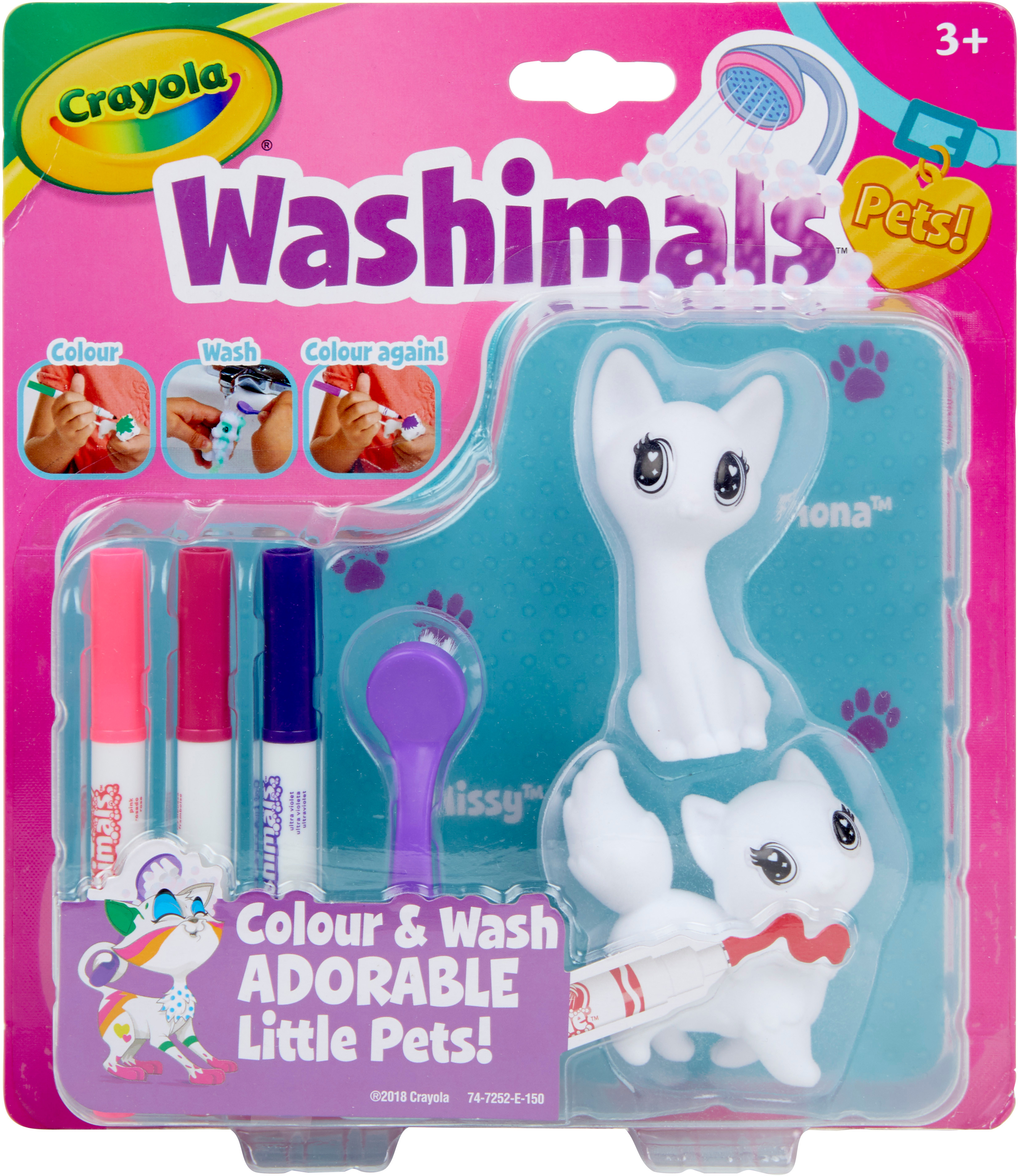 

Набор для творчества Crayola Washimals Котики (256366.106) (0071662072537)