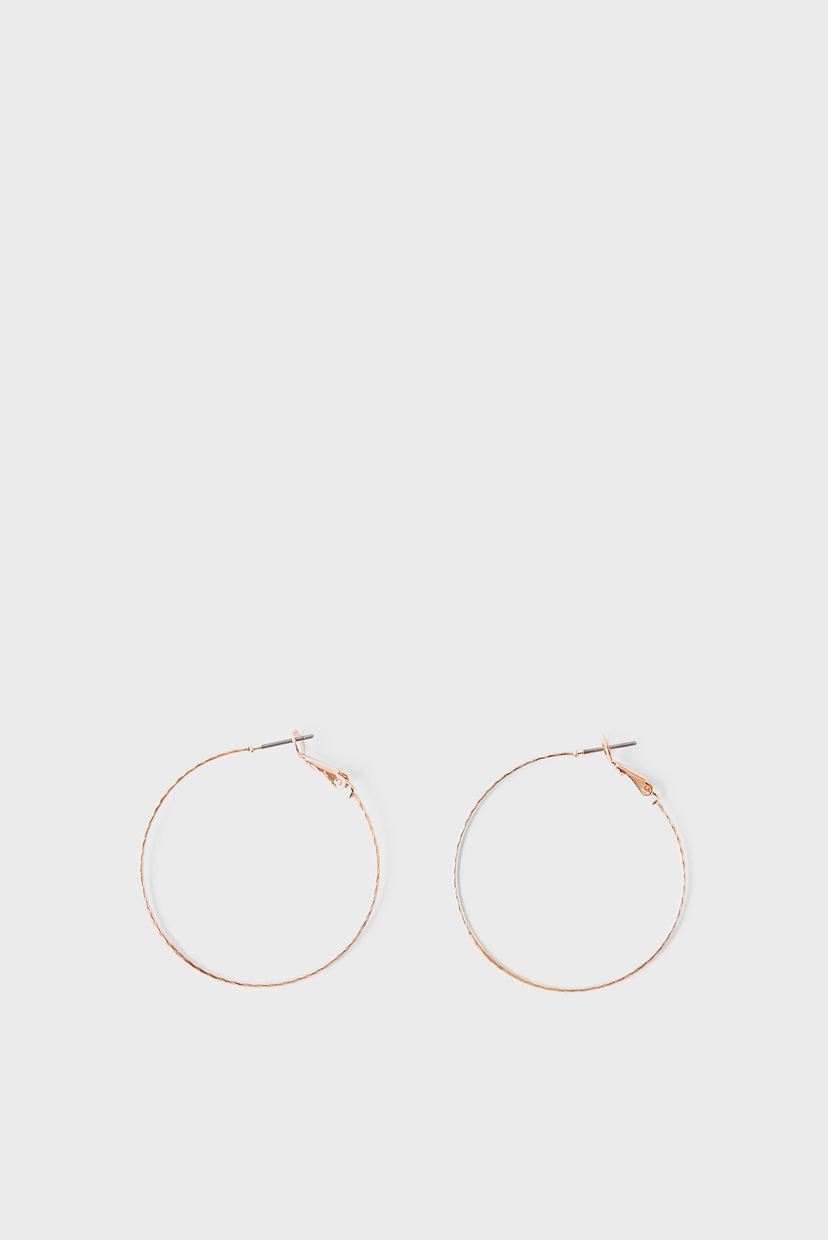 

Женские золотистые серьги FINE FACET HOOP Accessorize OS 181881