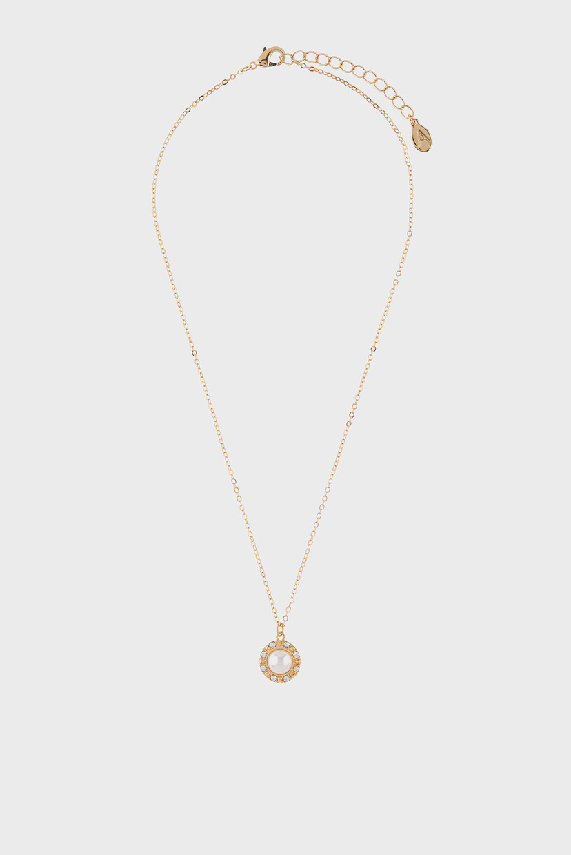 

Женская золотистая подвеска PEARL & PAVE PENDANT Accessorize OS 982090