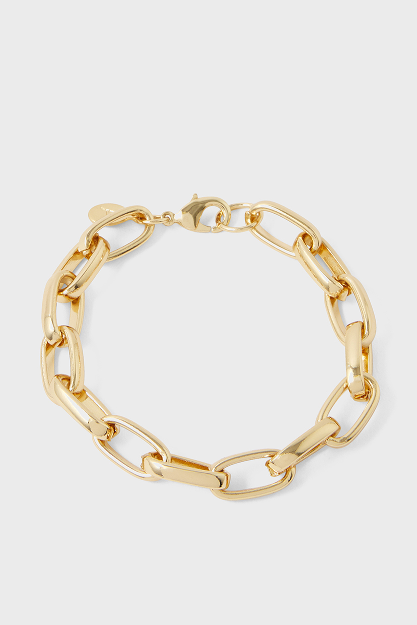 

Женский золотистый браслет SIMPLE MEDIUM CHAIN Accessorize OS 184041