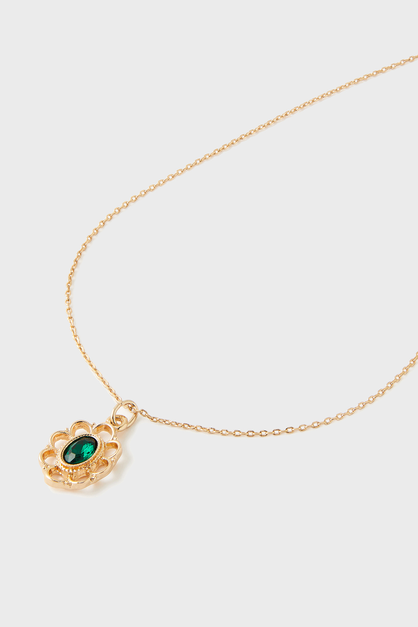 

Женская золотистая подвеска EMERALD FILIGREE Accessorize OS 982103