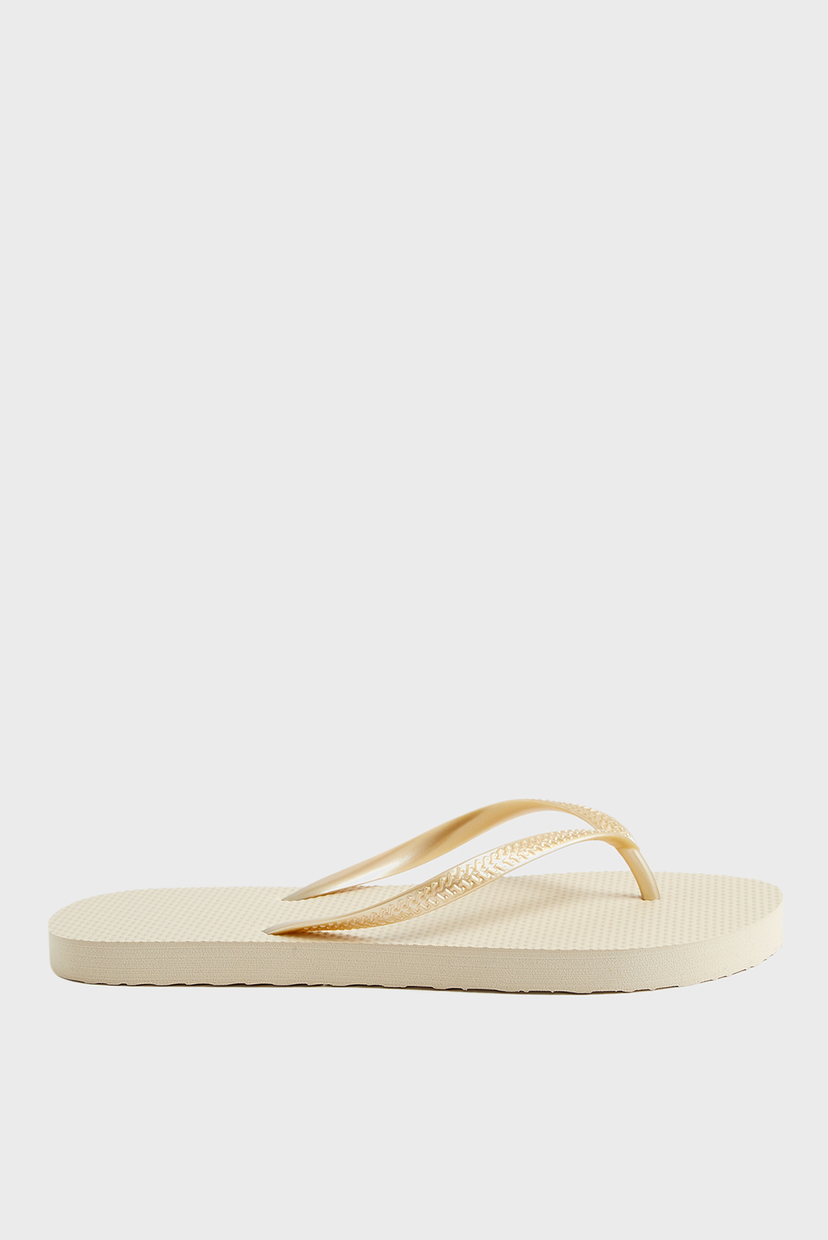 

Женские золотистые вьетнамки GOLD FLIP FLOP Accessorize M 195093