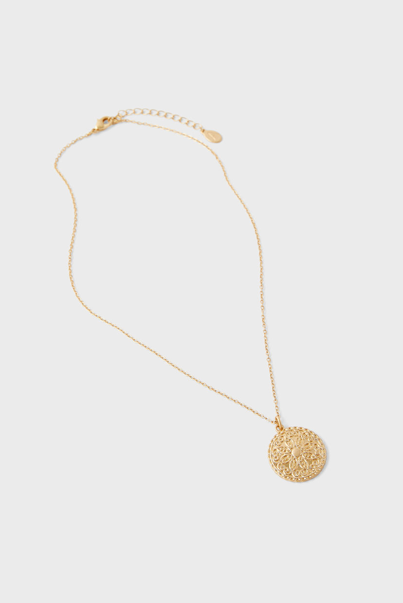 

Женская золотистая подвеска PRETTY FLOWER PENDAN Accessorize OS 182879