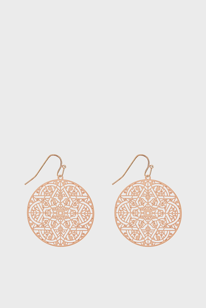 

Женские золотистые серьги FILIGREE STAMPING KALEIDOSCOP Accessorize OS 684967