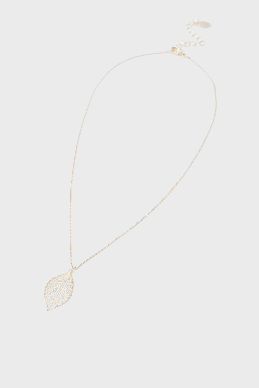 

Женская золотистая подвеска FILI LEAF PENDANT Accessorize OS 982389