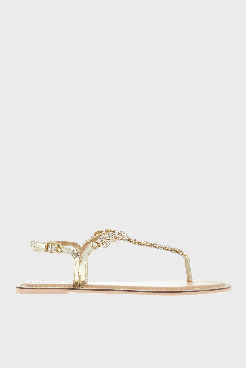 

Женские золотистые сандалии Rome embellished Accessorize 38 895005