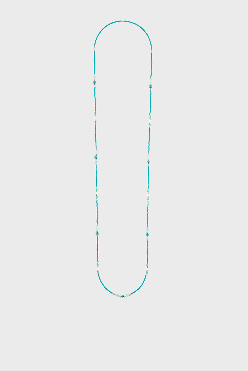 

Женская бирюзовая подвеска SKINNY SEEDBEAD ROPE Accessorize OS 882851