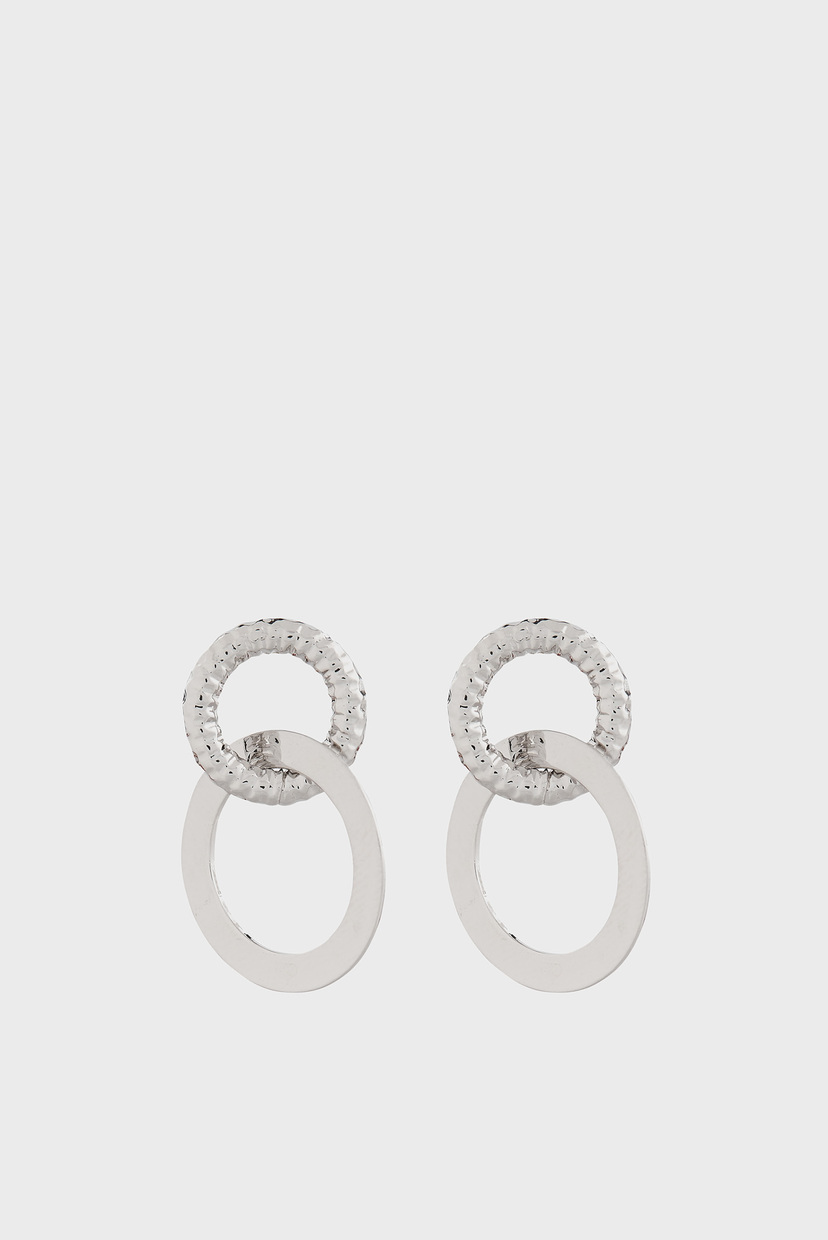 

Женские серебристые серьги EXTURED CIRCLE LINK Accessorize OS 981086