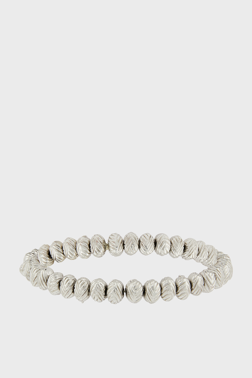 

Женский серебристый браслет TEXTURED TINY BEAD S Accessorize OS 784150