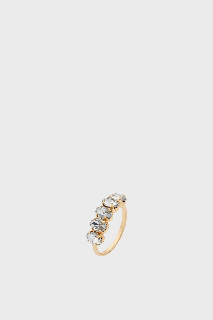 

Женское золотистое кольцо OVAL MULTI STONE RIN Accessorize L 894160