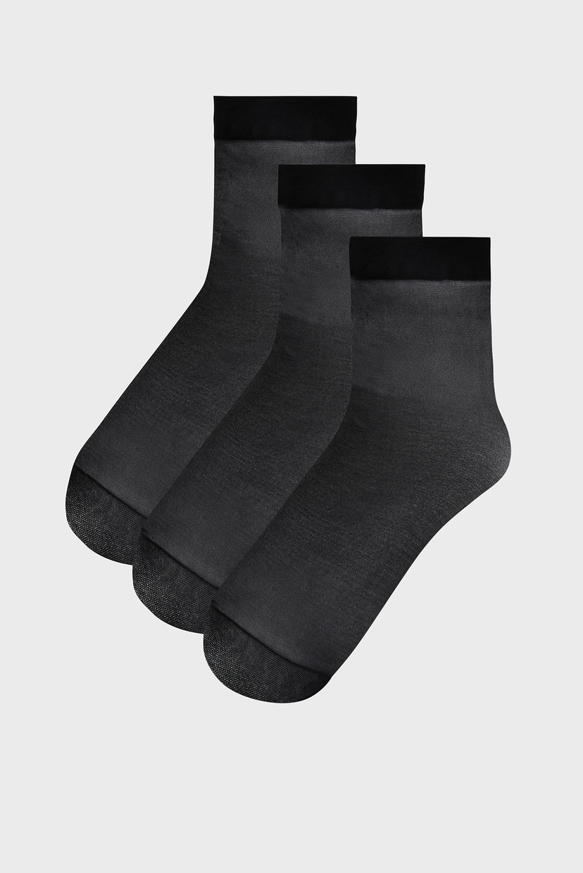 

Женские черные носки POP SOCKS (3 пары) Accessorize OS 796212