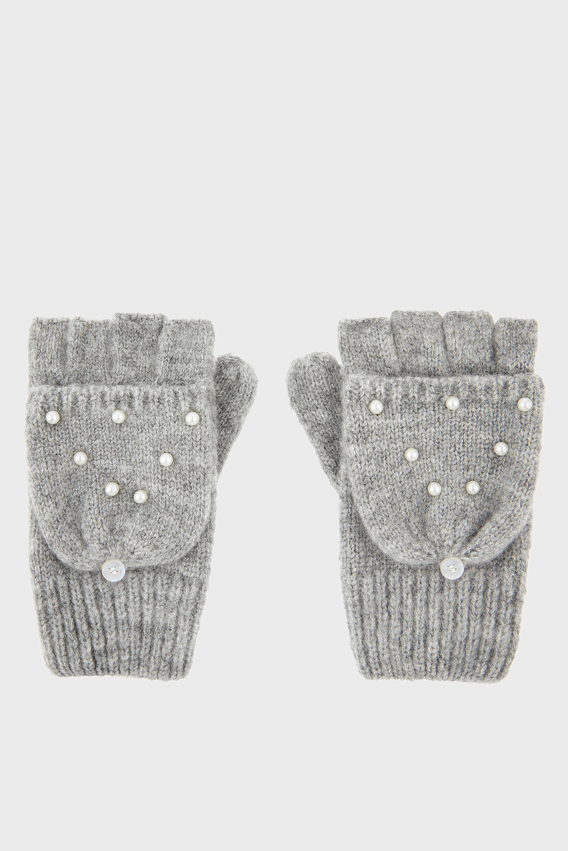

Детские серые митенки Accessorize 9-12 983255