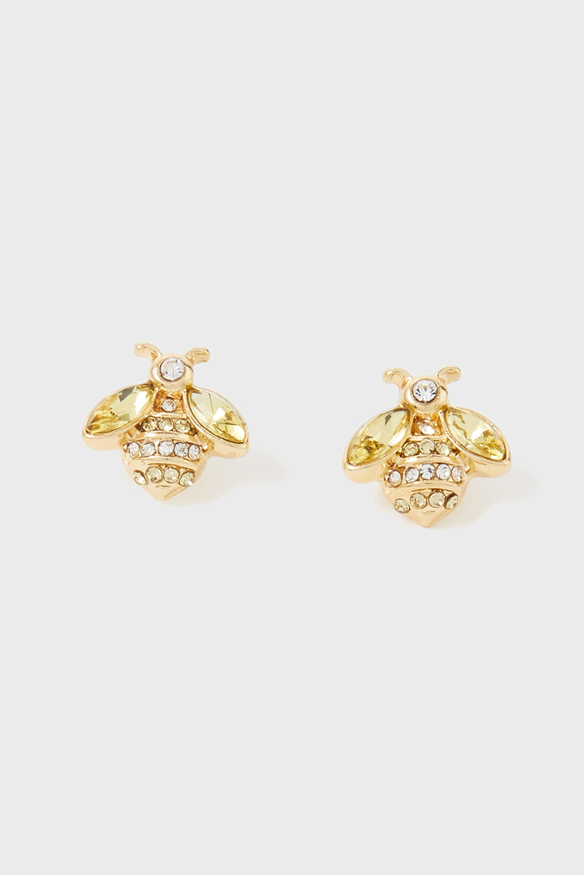 

Женские золотистые серьги CRYSTAL BEE STATEMEN Accessorize OS 181941