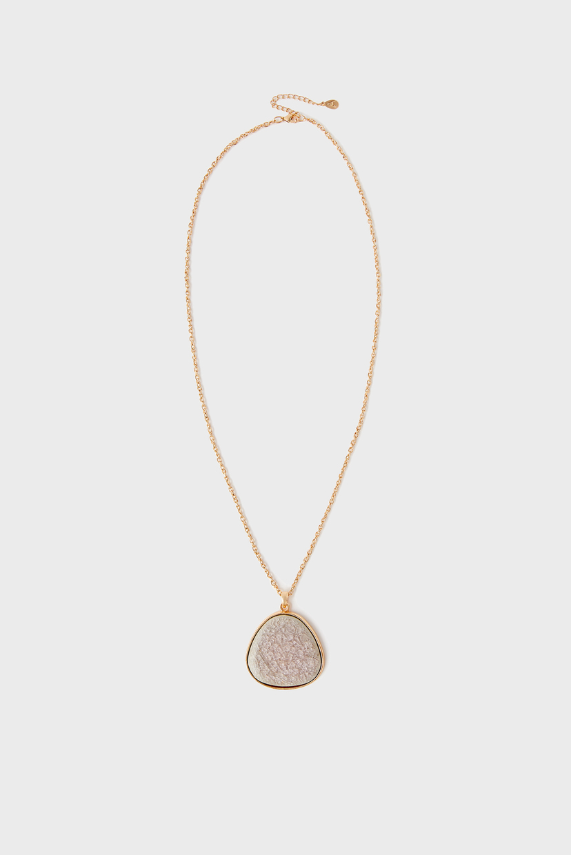 

Женская золотистая подвеска IRREGULAR CERAMIC LO Accessorize OS 182819