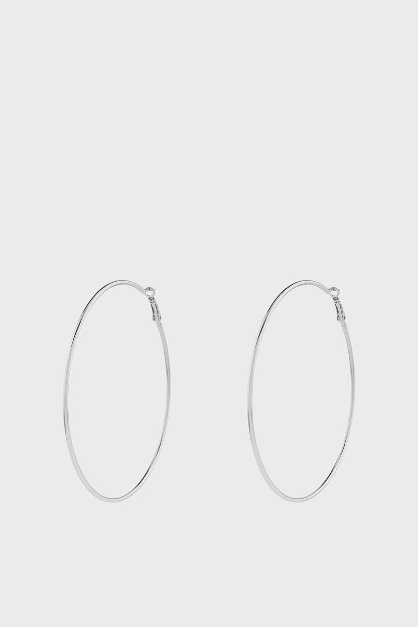 

Женские серебристые серьги LARGE SIMPLE HOOP Accessorize OS 381805
