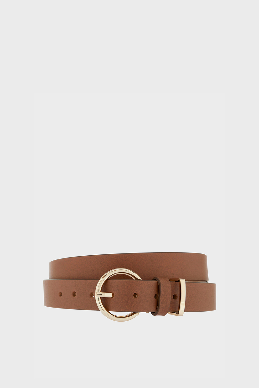 

Женский коричневый ремень TAN LEATHER BELT Accessorize M 795971