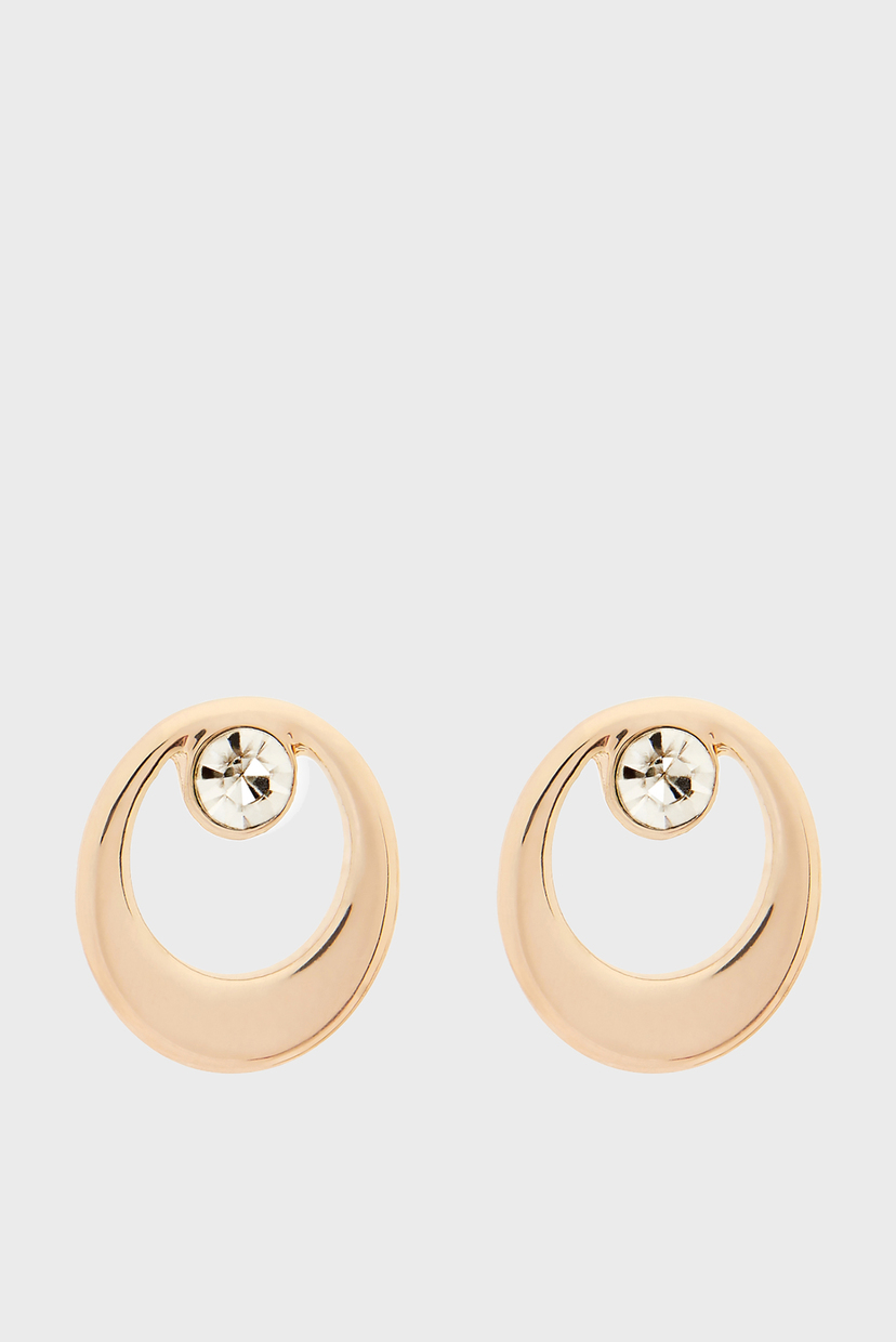 

Женские золотистые серьги CRYSTAL IN CIRCLE ST Accessorize OS 785739