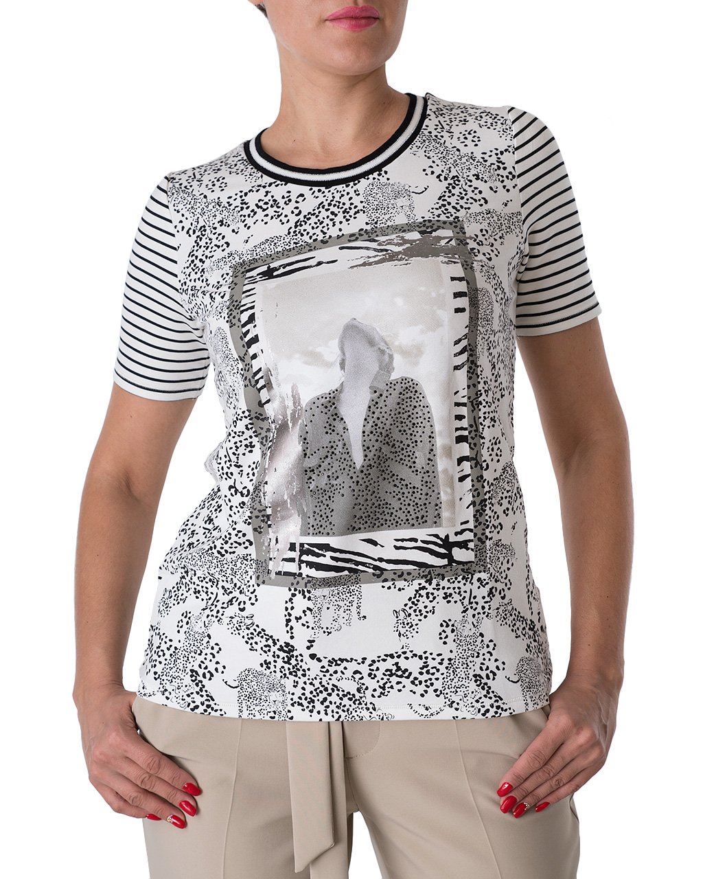 

Футболка жіноча OUI (72141-991/-21) Мікс, Футболка жіноча OUI (72141-991/-21) Мікс 38