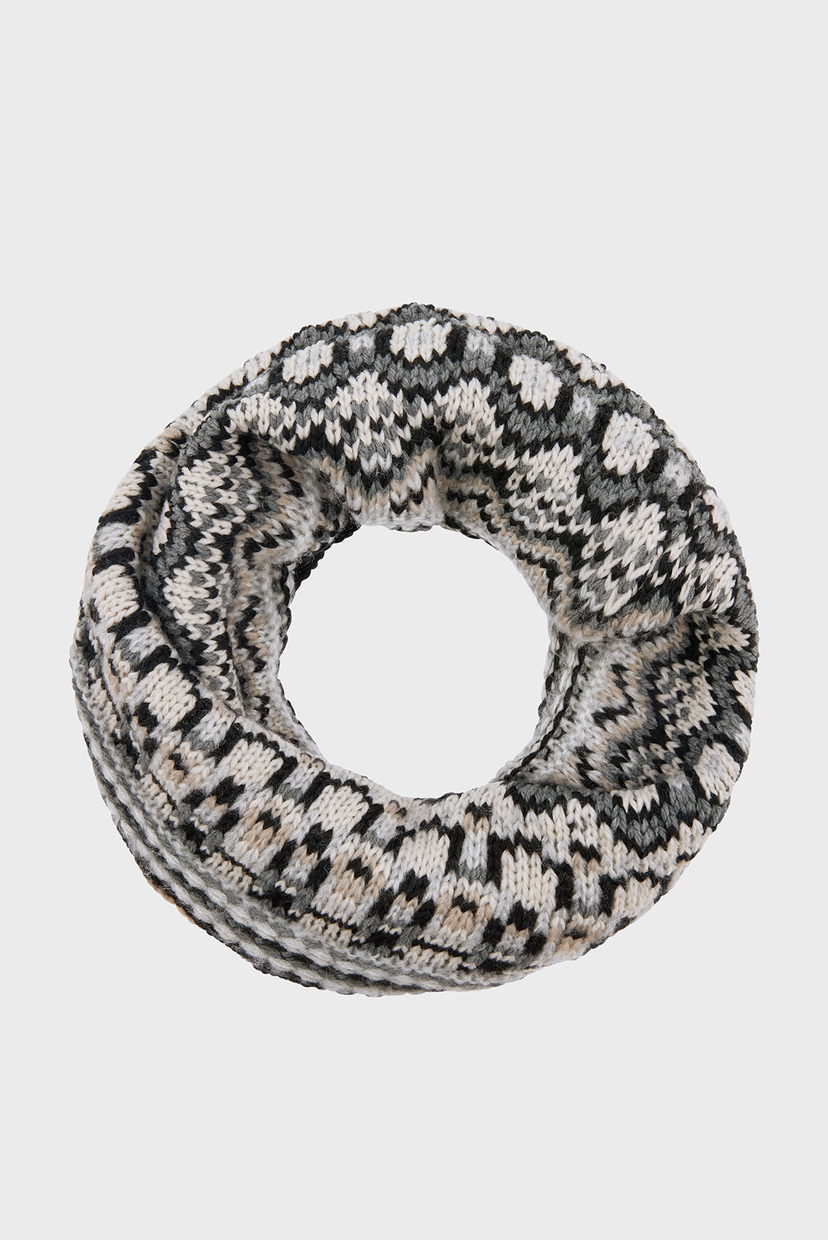 

Женский серый хомут MONO FAIRISLE SNOOD Accessorize OS 787406