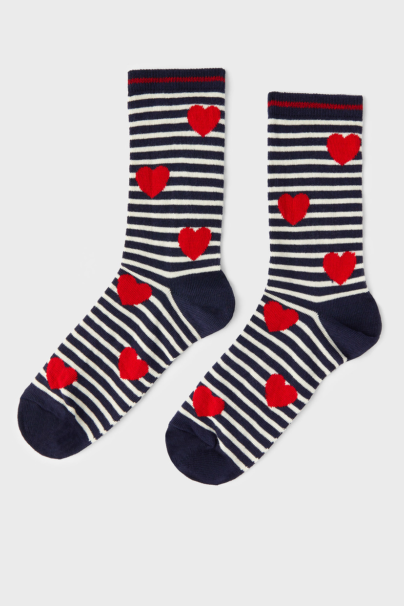 

Женские носки в полоску Nautical Heart Sock Accessorize OS 196012