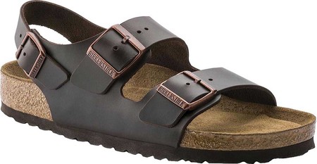 

Мужские сандалии Birkenstock Milano Amalfi Leather with Soft Footbed Brown Amalfi Leather 42