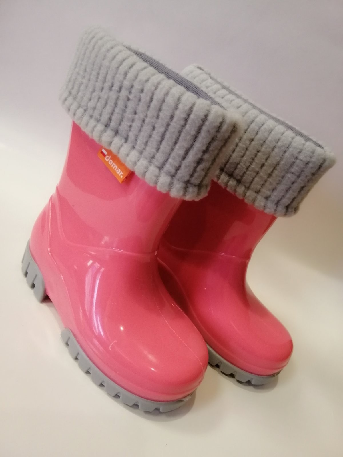 

Детские сапоги для девочки DEMAR TWISTER LUX 0406 F розовые р.24/25