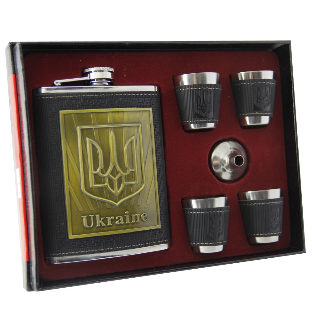 

Набор Hip Flask Фляга 9oz+стаканчики+лейка Черный 61002