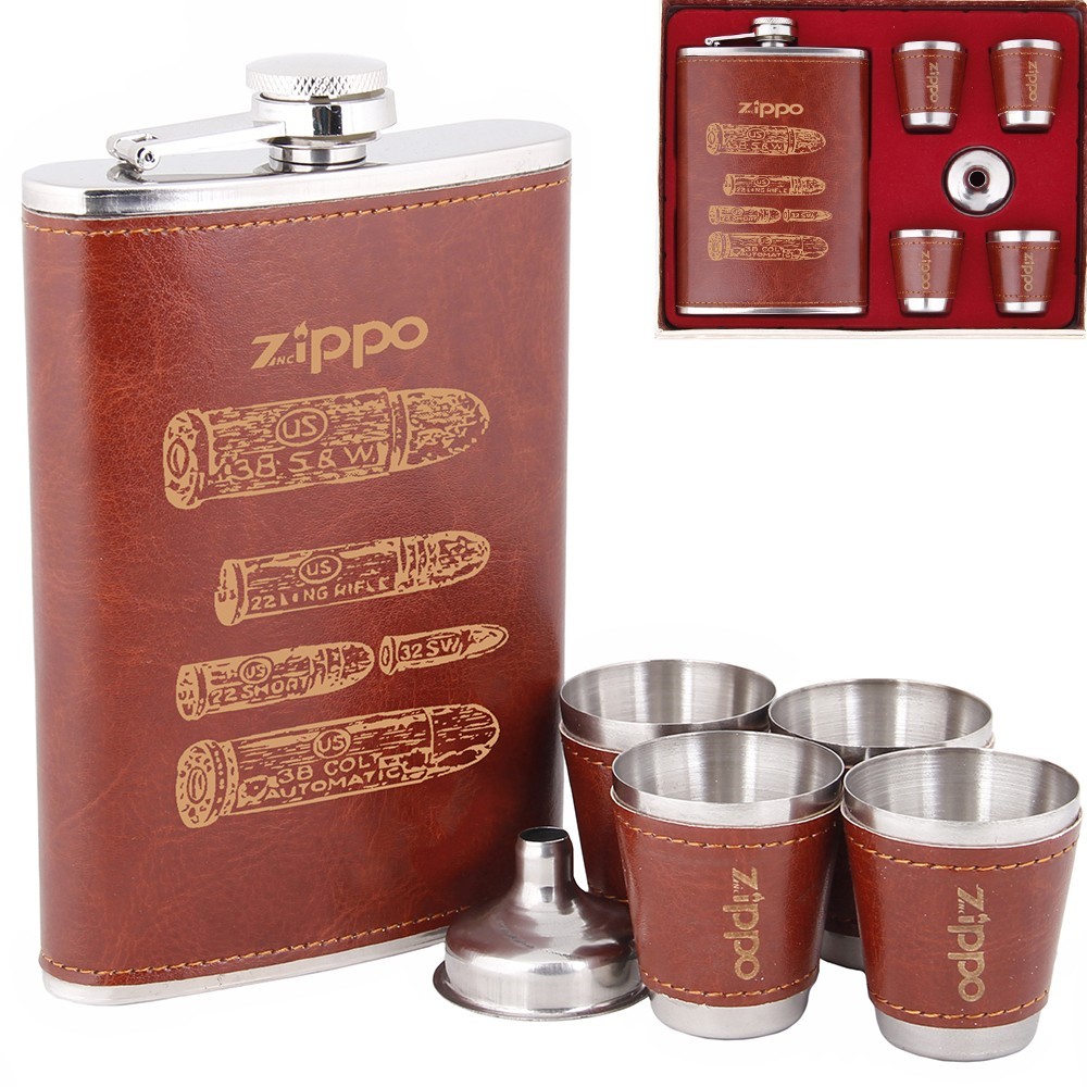 

Набор Hip Flask Фляга 9oz+стаканчики+лейка Коричневый A61044