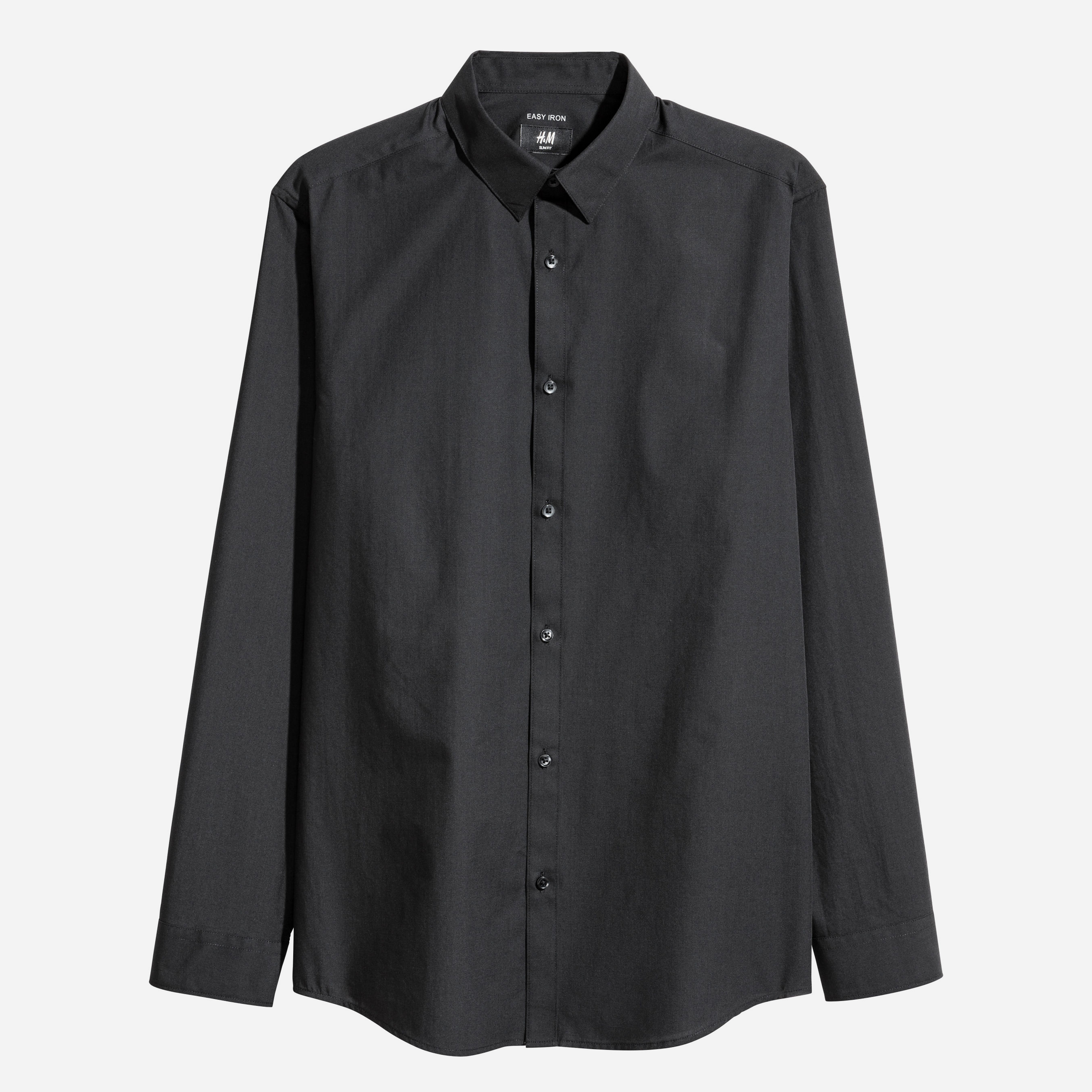 

Рубашка H&M 03-0453305-5 XS Черная (СА2000001469590)