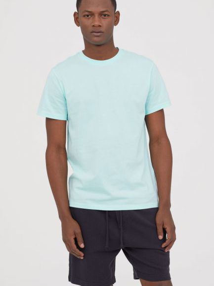 

Футболка H&M 03-0593829-7 M Мятная (СА2000001453476)