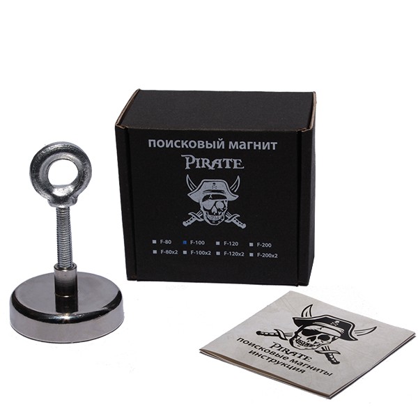 

Поисковый магнит Pirate F100 односторонний (120 кг)