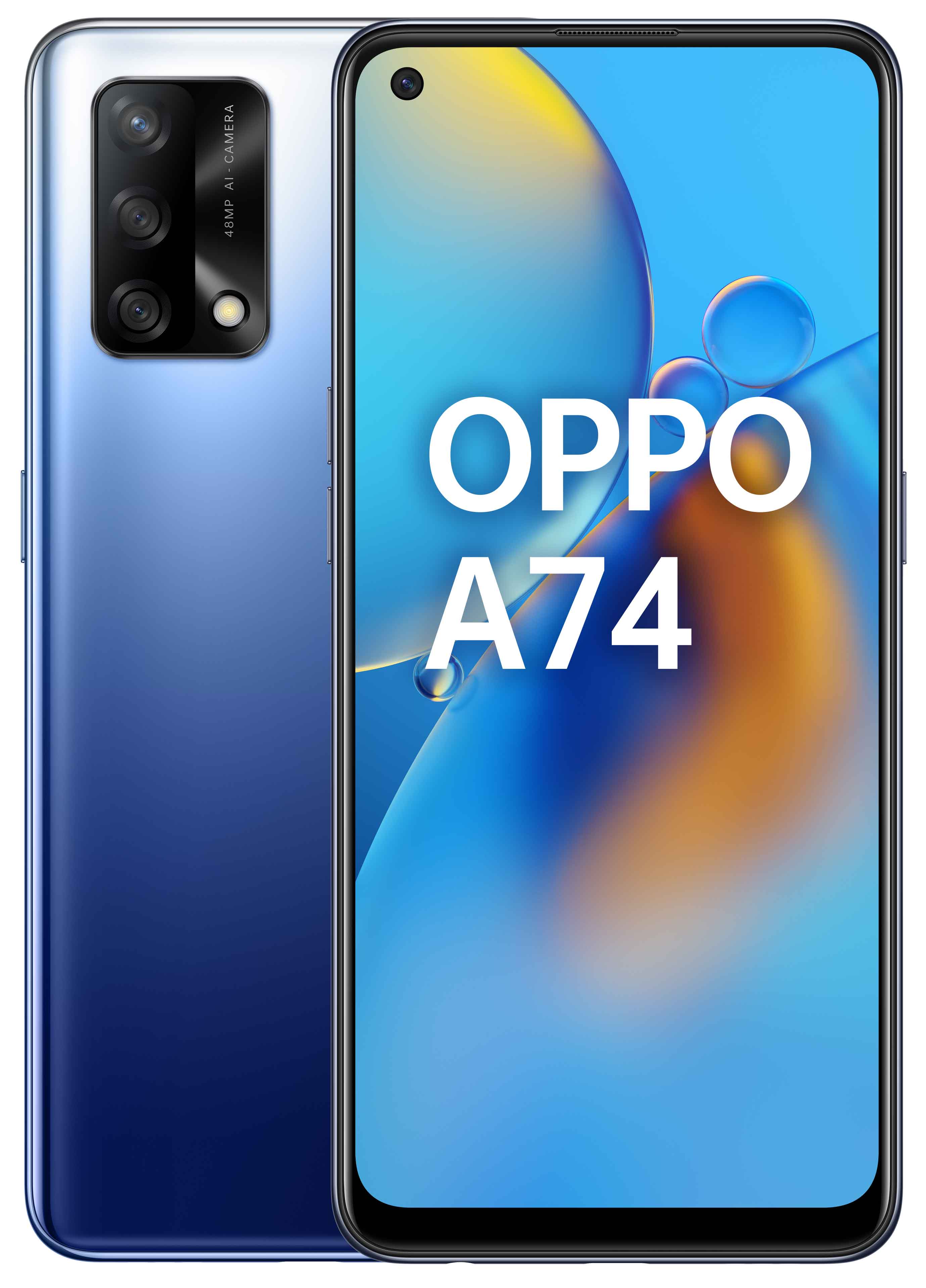 

Смартфон OPPO A74 4/128GB Midnight Blue