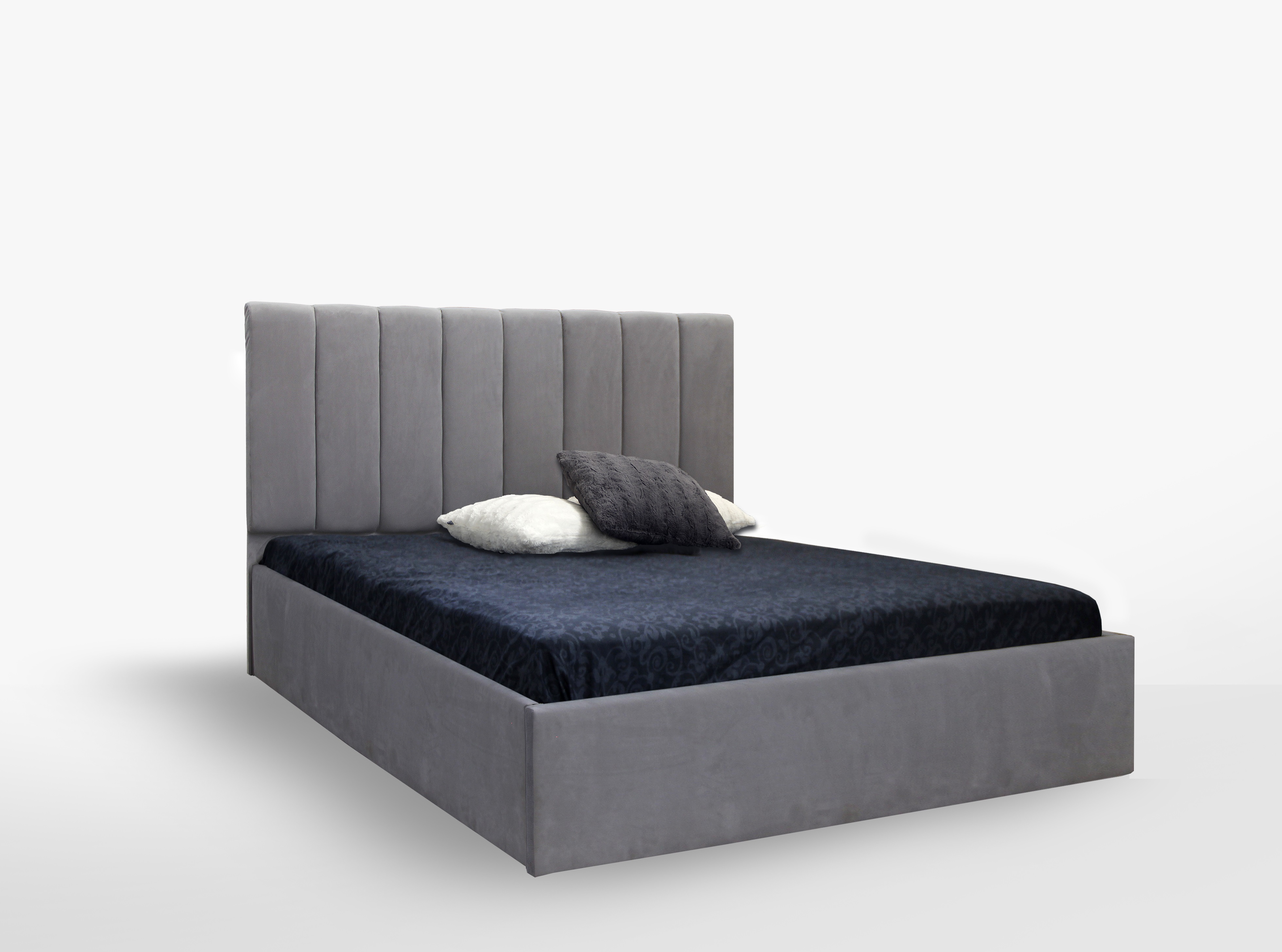 

Кровать MiroMark Диана двуспальная серая 160х200 SF-36-DA + LM-36-ZV