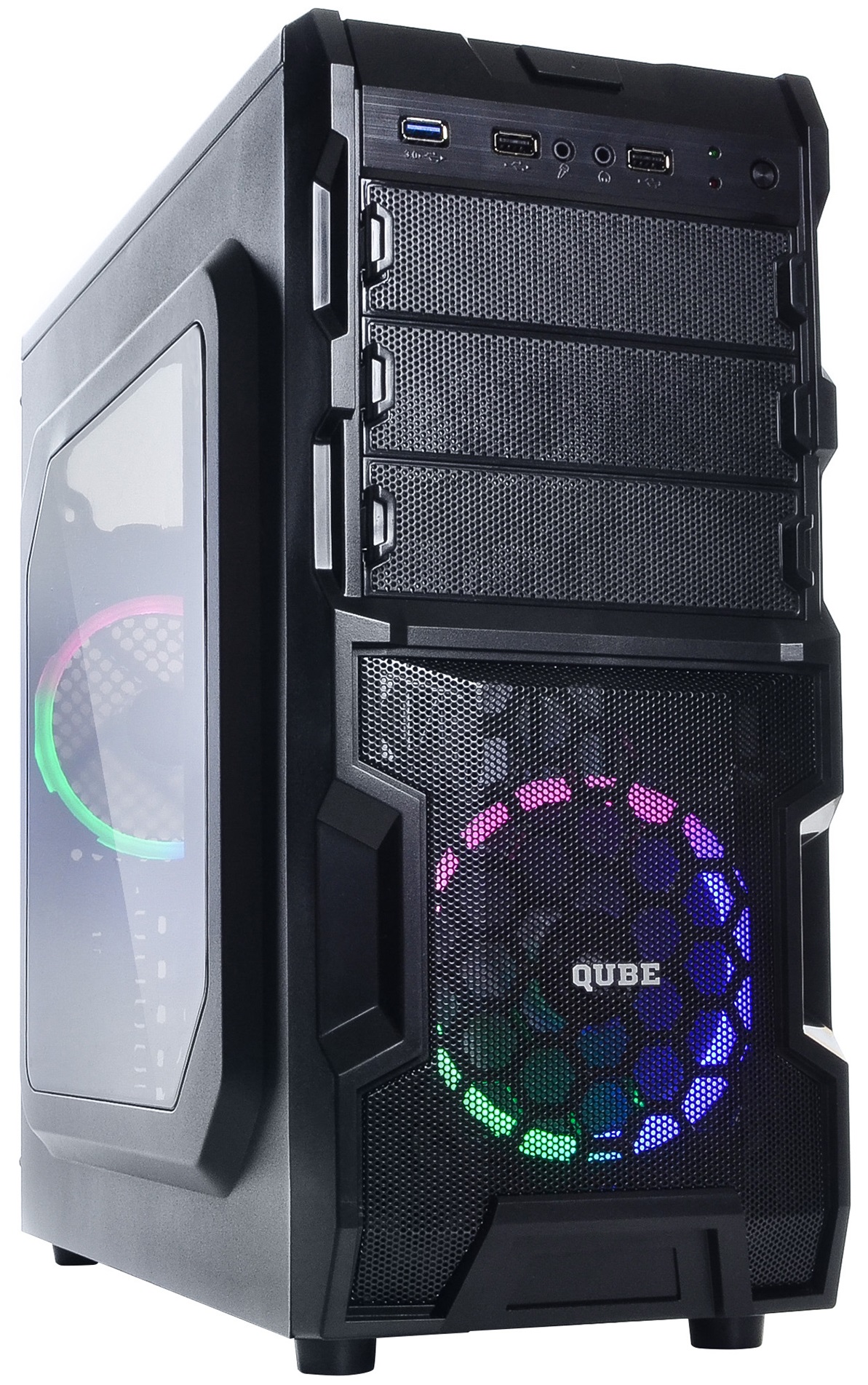 

Корпус QUBE QB932A_W3NU3 RGB Black, без БЖ (6525771)