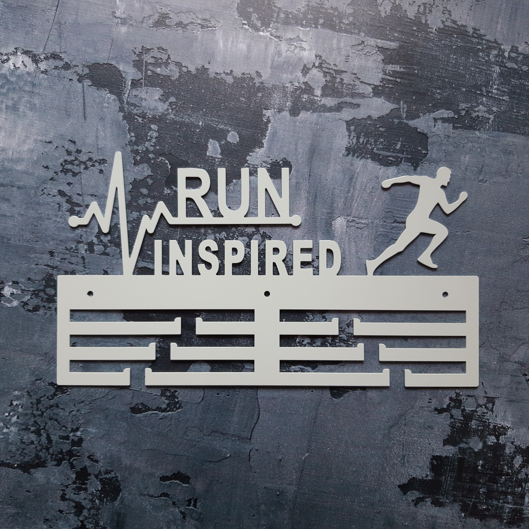 

Медальница "КТМ" "RUN INSPIRED" (мужская, серая)
