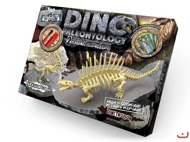

Набор для проведения раскопок DINO PALEONTOLOGY Диметродон DP-01-04 Dankotoys (DP-01-01,02,0) (101187)